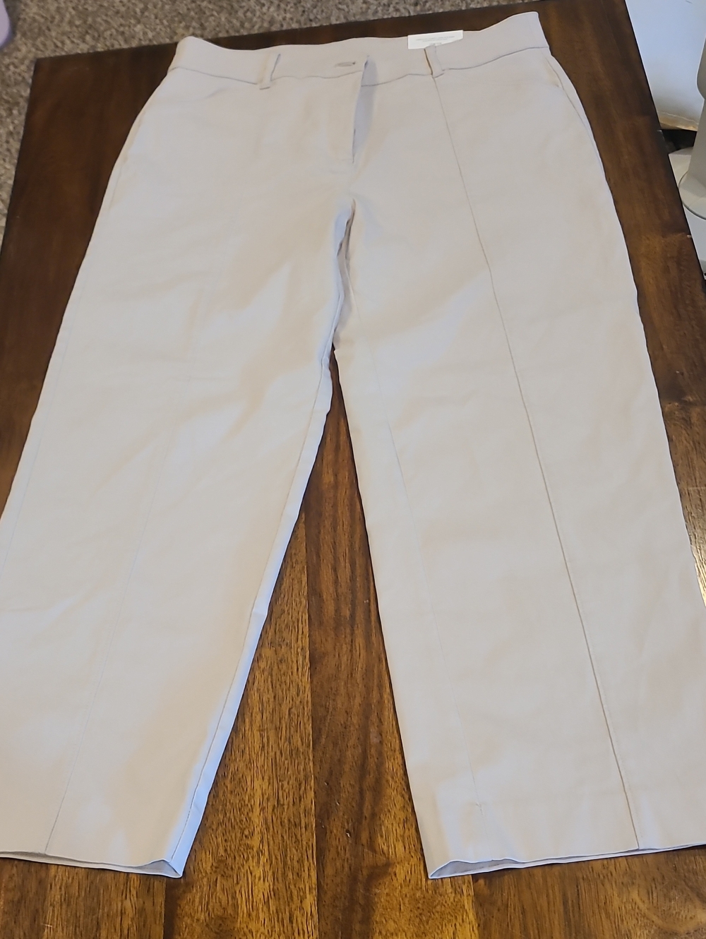 Chico's Emme Straight Leg Ankle Pants Size 2R New With Tags
